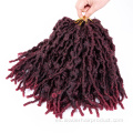 Mariposa sintética prefabricada Locs distressed Crochet Hair